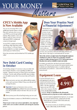 July 2017 Newsletter