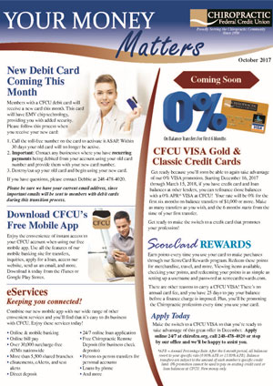 October 2017 Newsletter